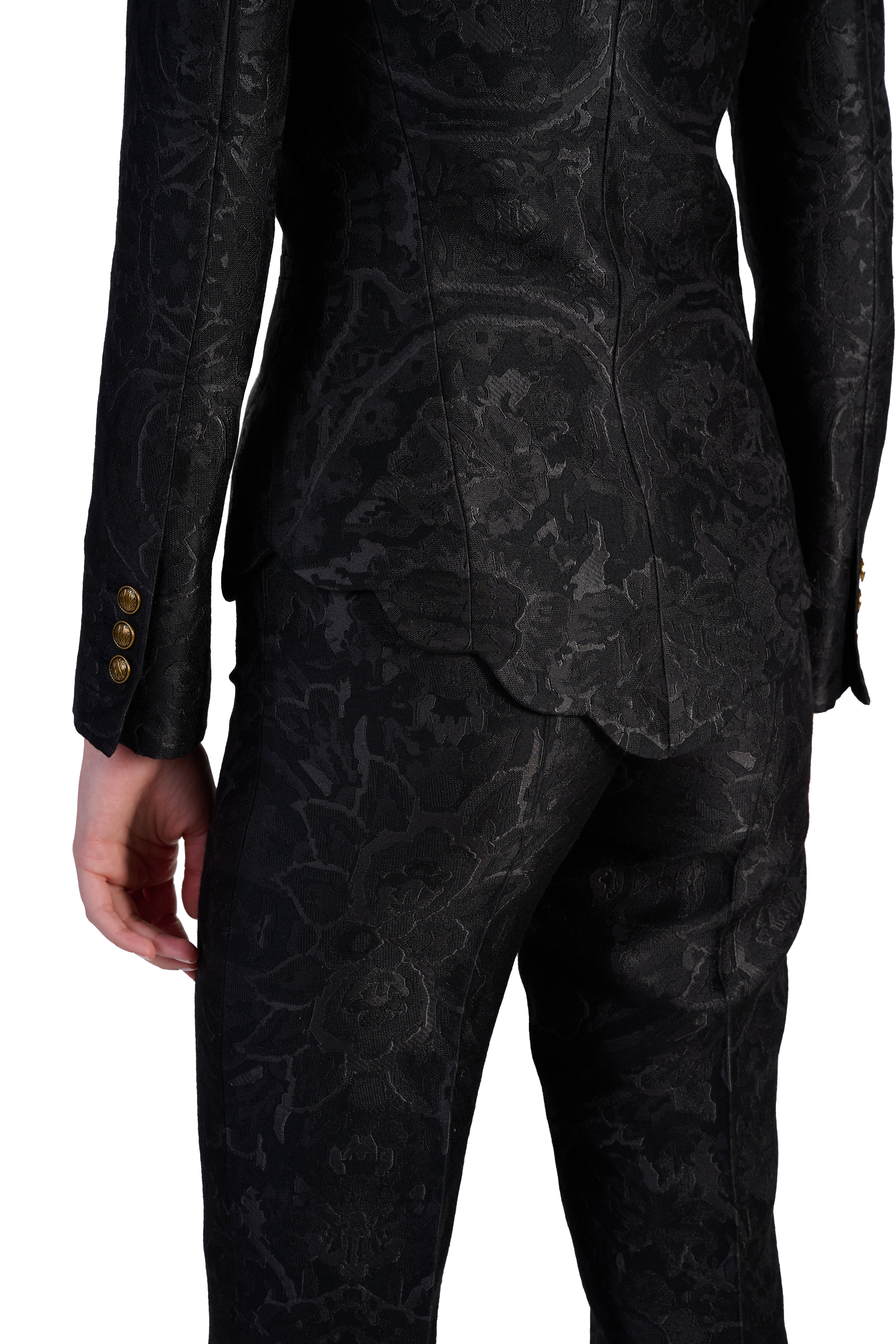 Magnolia Suit in Black Elysium