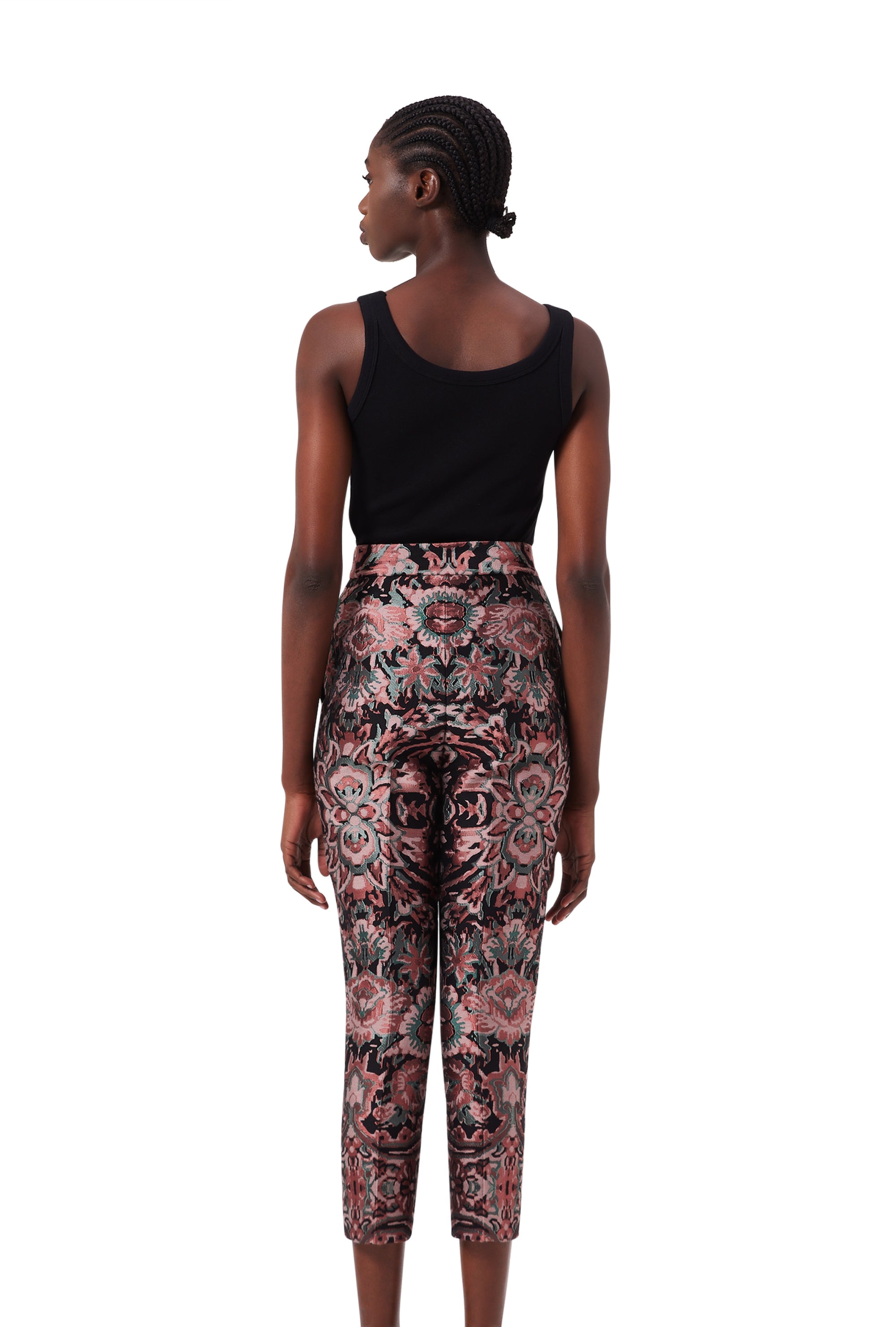 Aria Cropped Trousers in Elysium