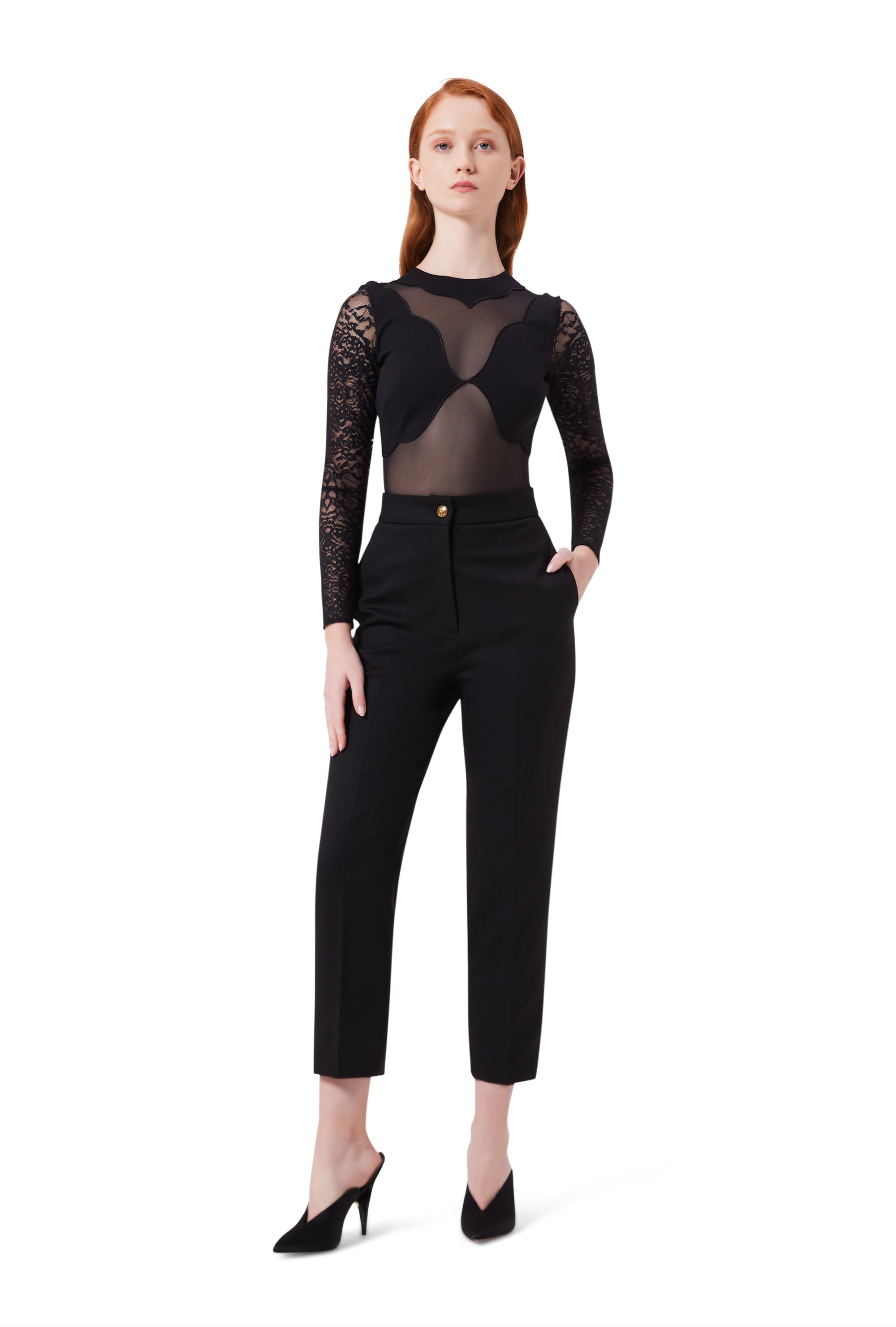 Anima Long Sleeve Mesh Bodysuit
