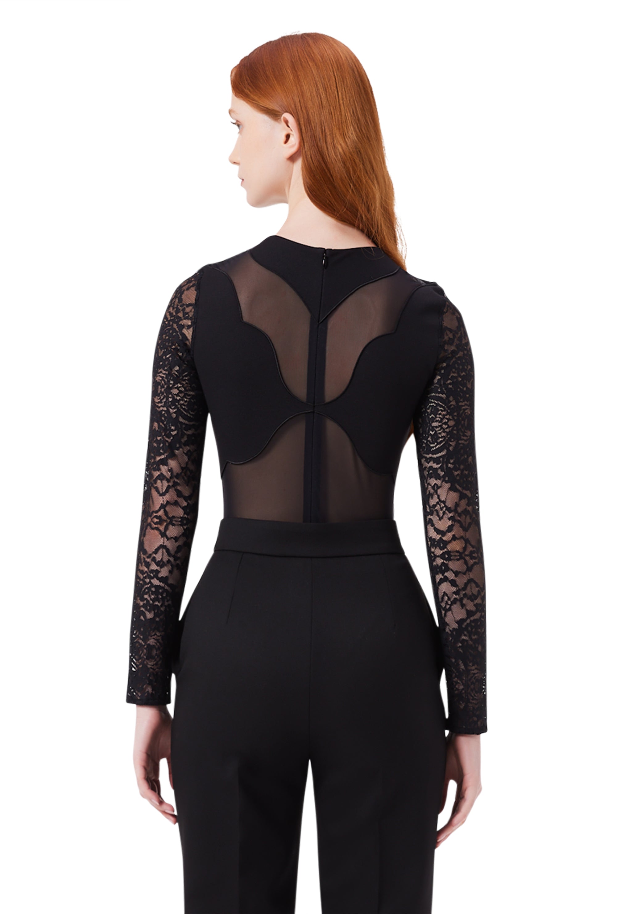 Anima Long Sleeve Mesh Bodysuit