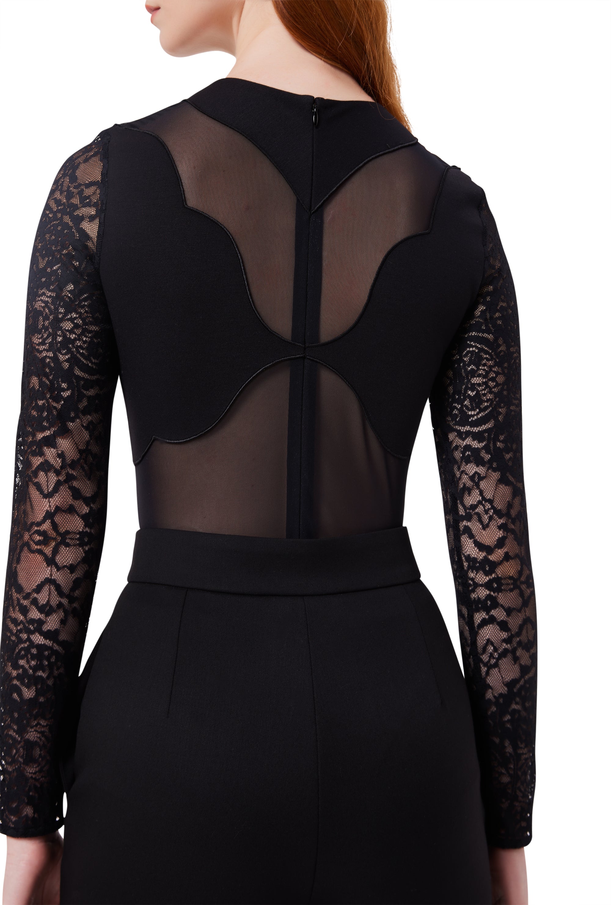 Anima Long Sleeve Mesh Bodysuit