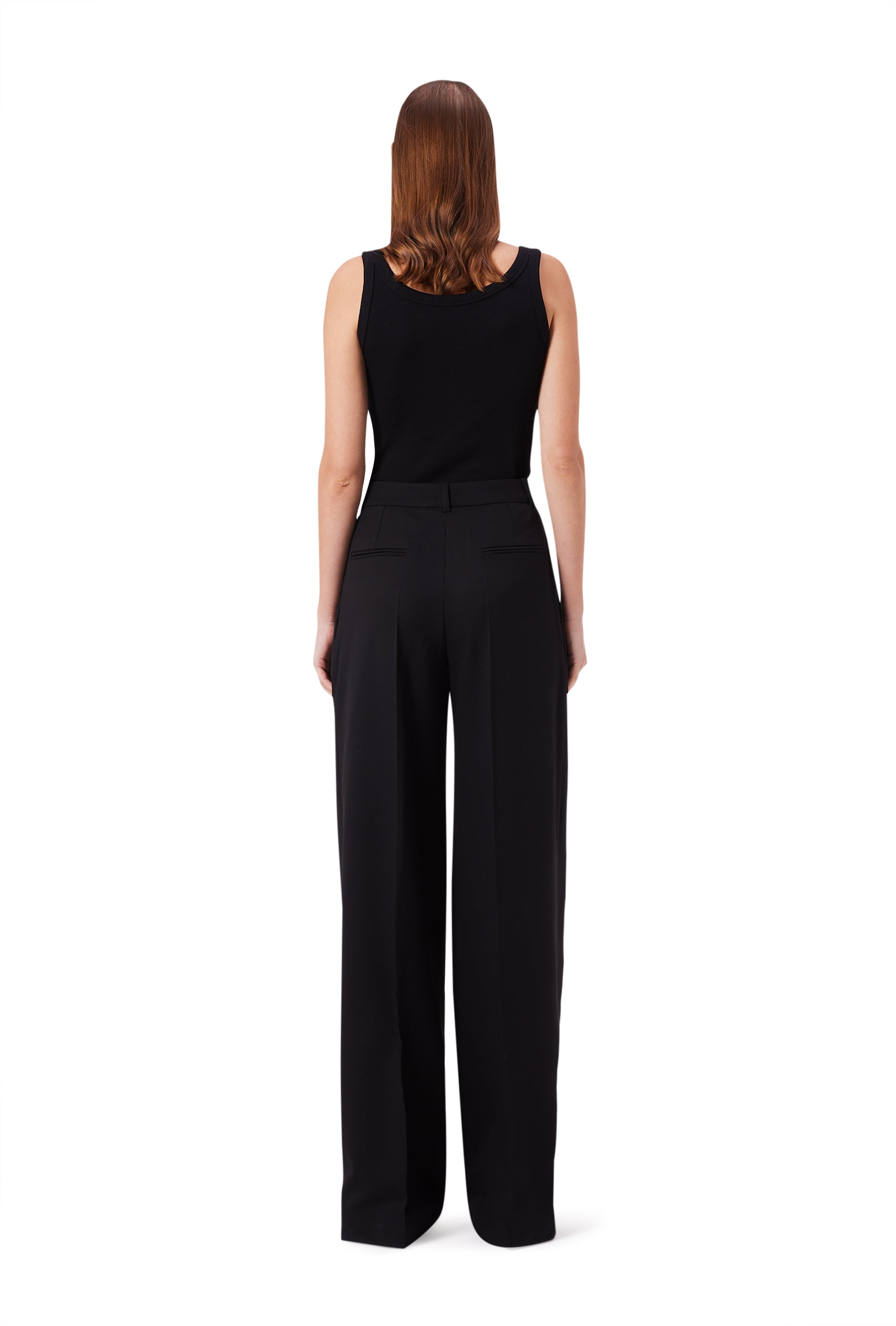 Harmonia Wide Leg Trousers in Black