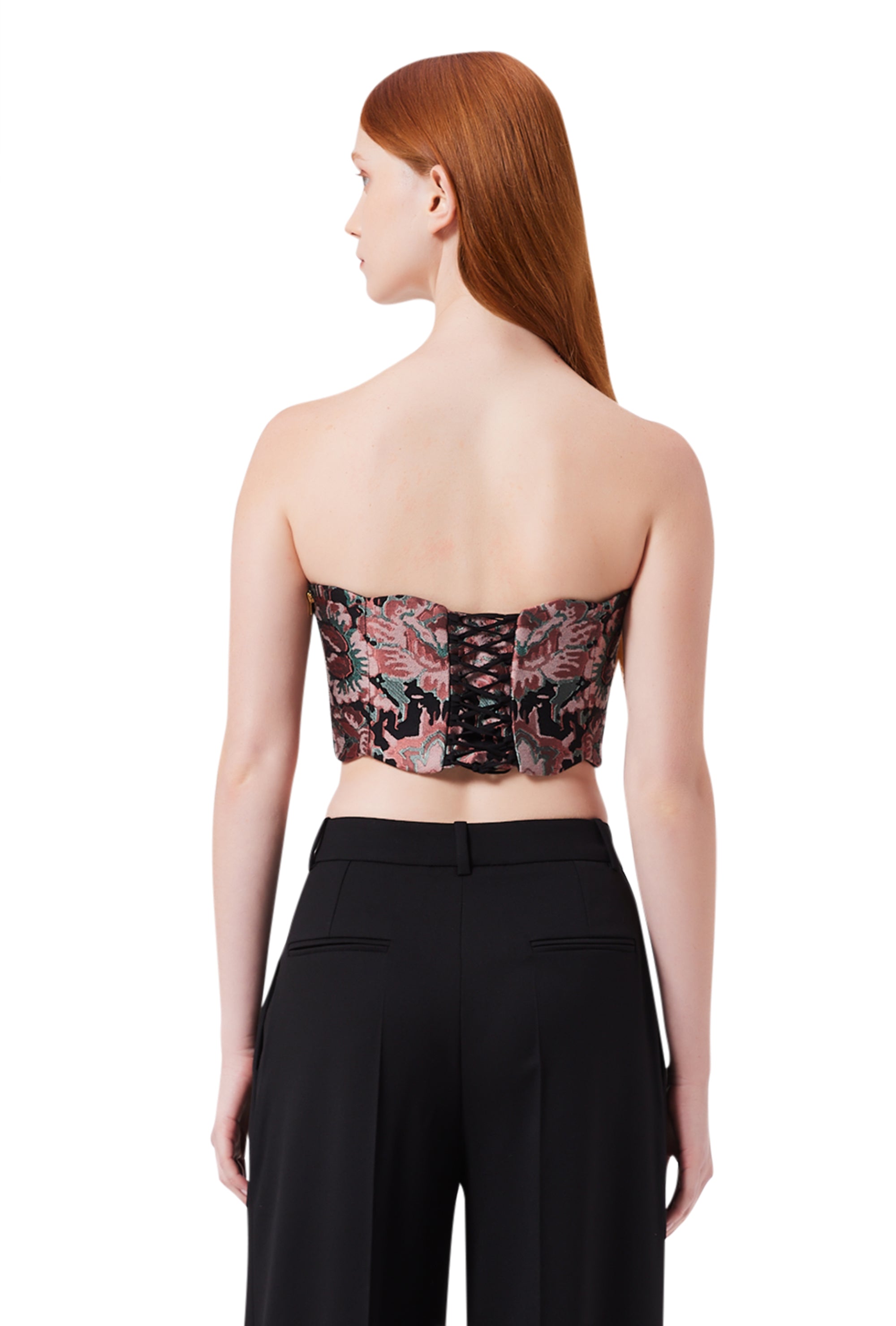 Magnolia Strapless Corset in Elysium