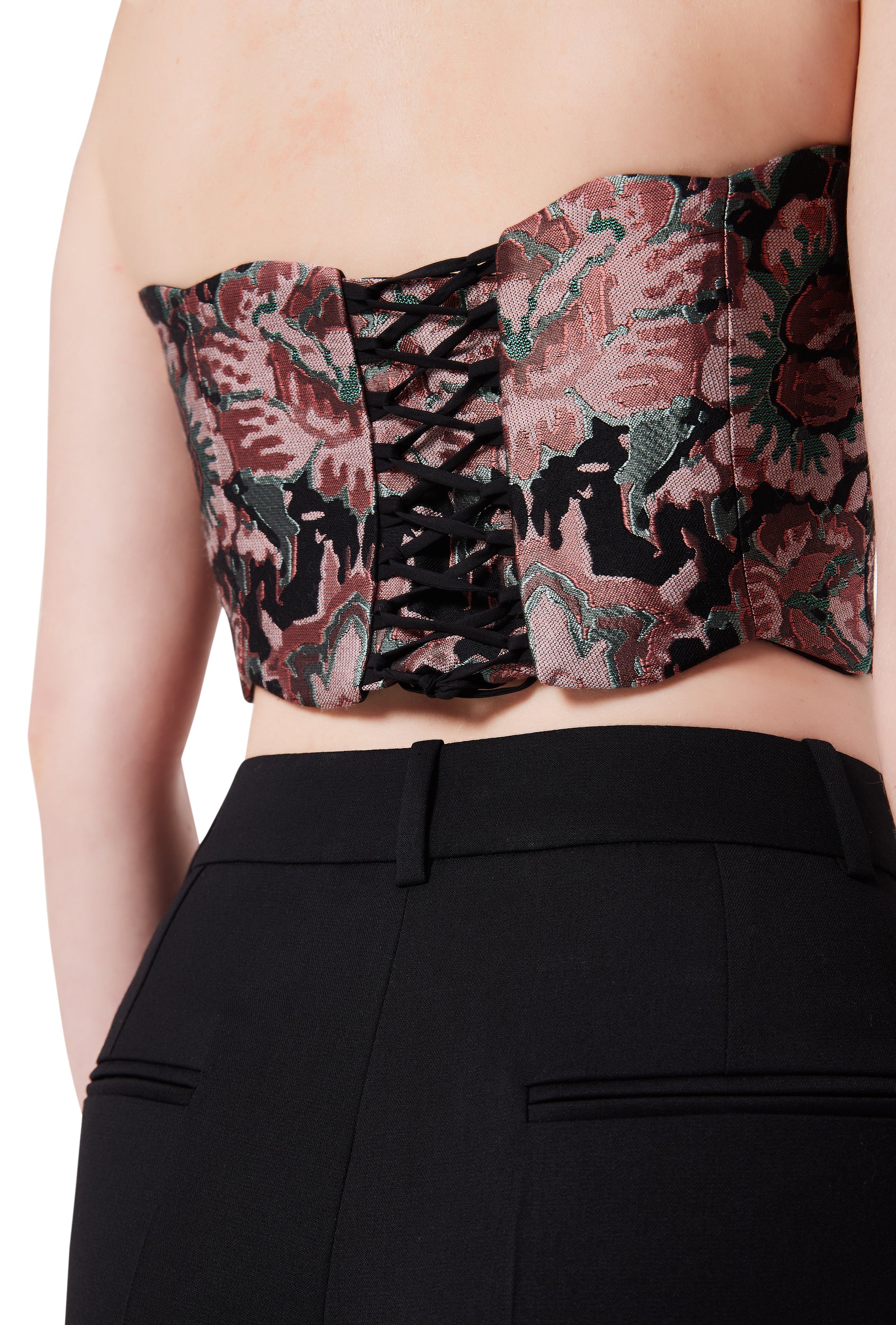Magnolia Strapless Corset in Elysium