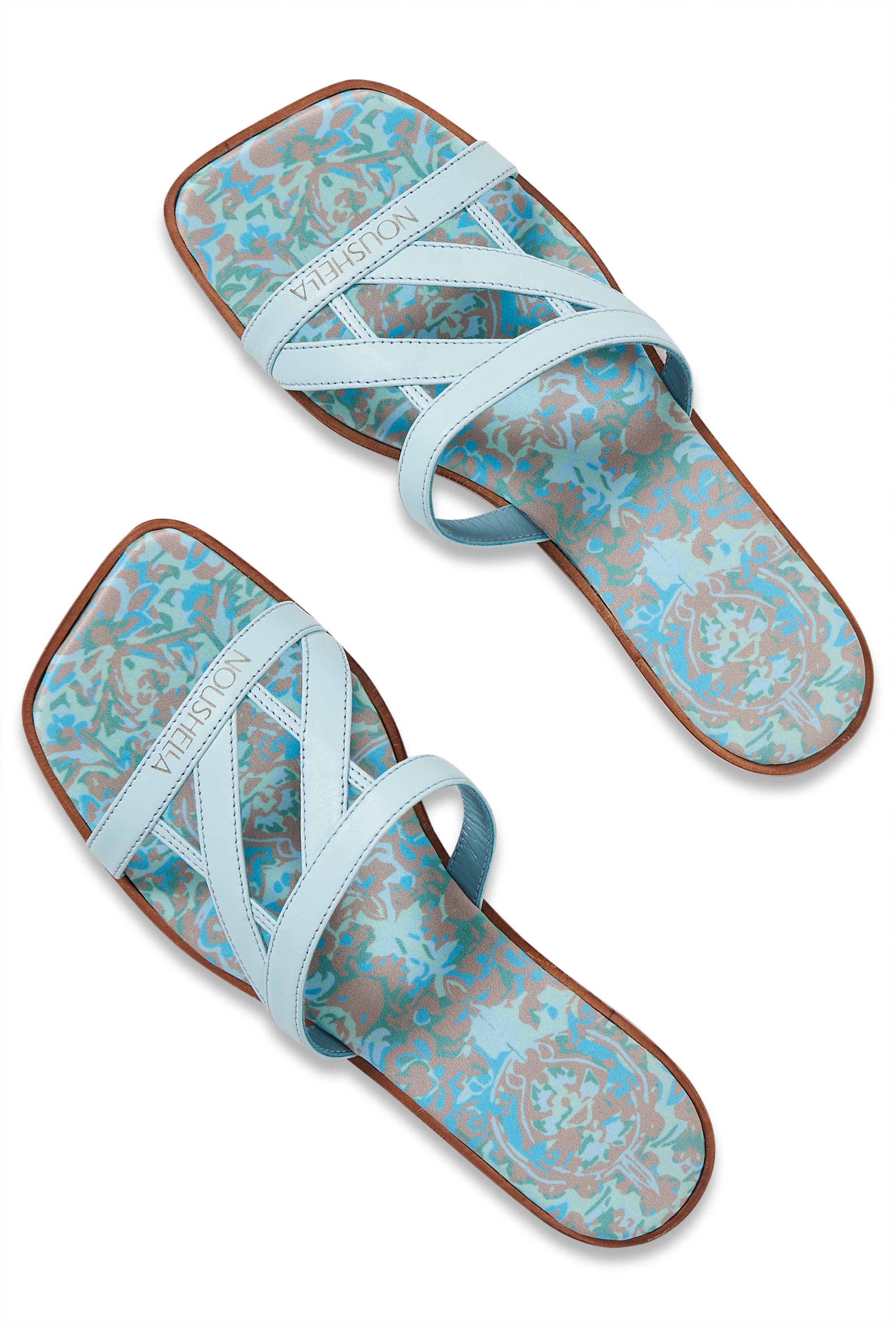NOUSHELLA Slides in Sky Blue