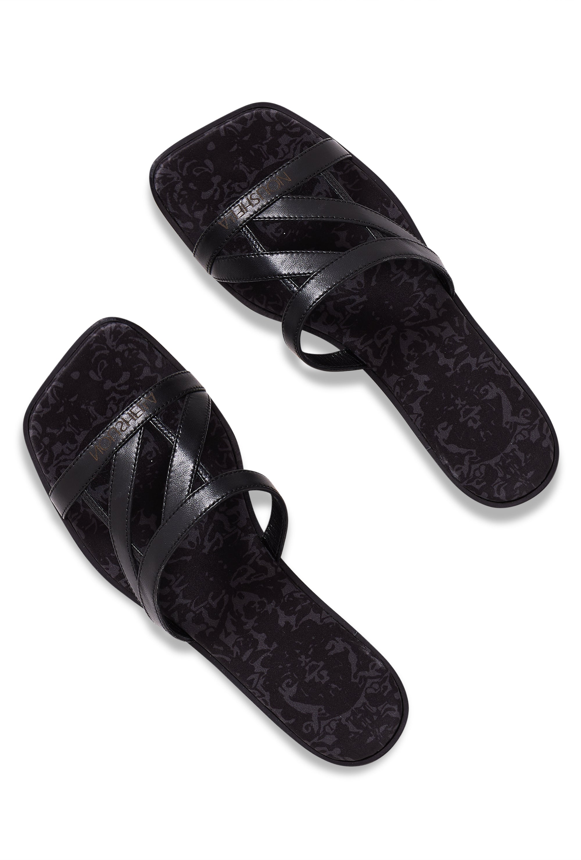 NOUSHELLA Slides in Black