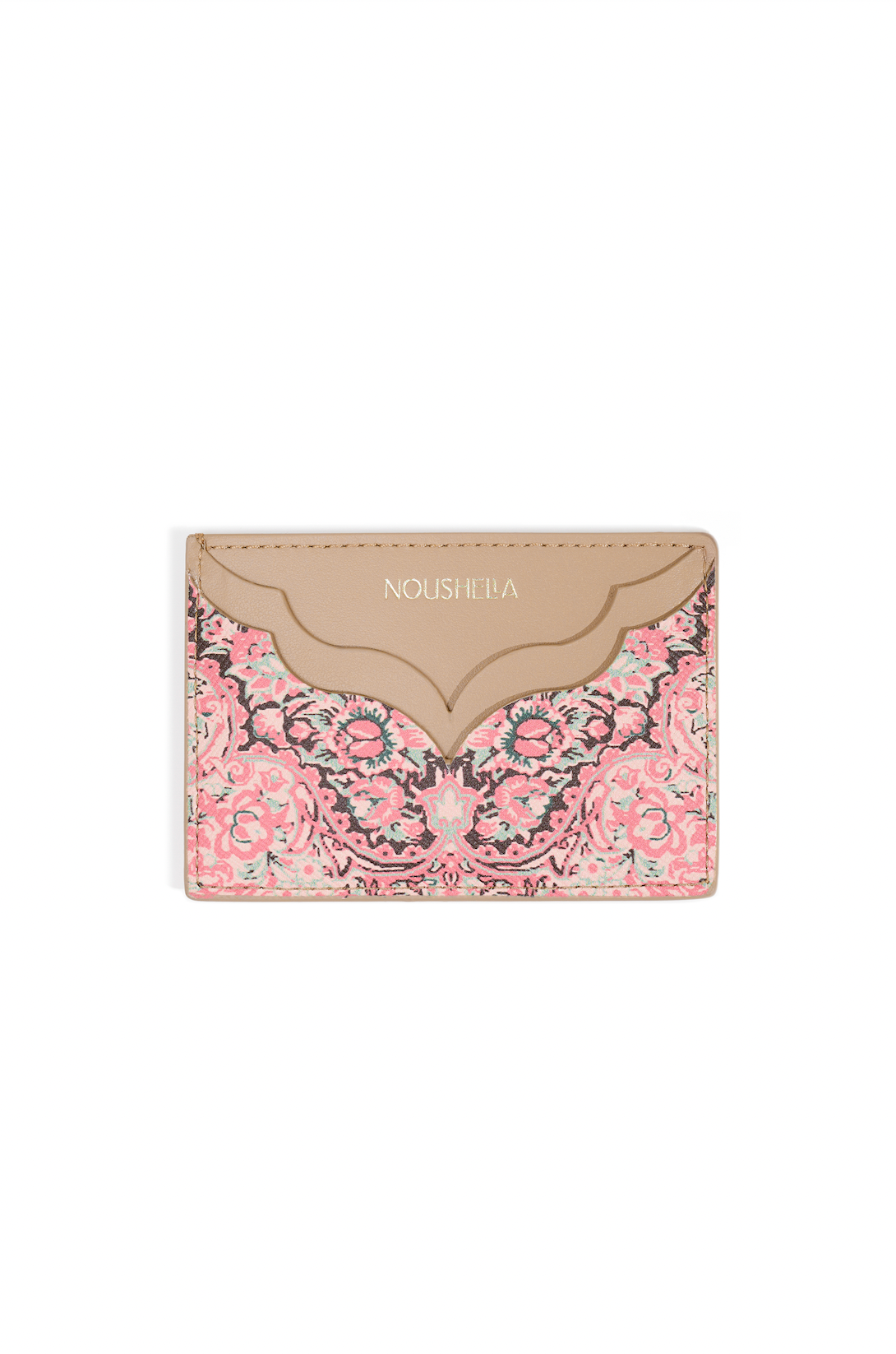 Anima Card Holder in Beige
