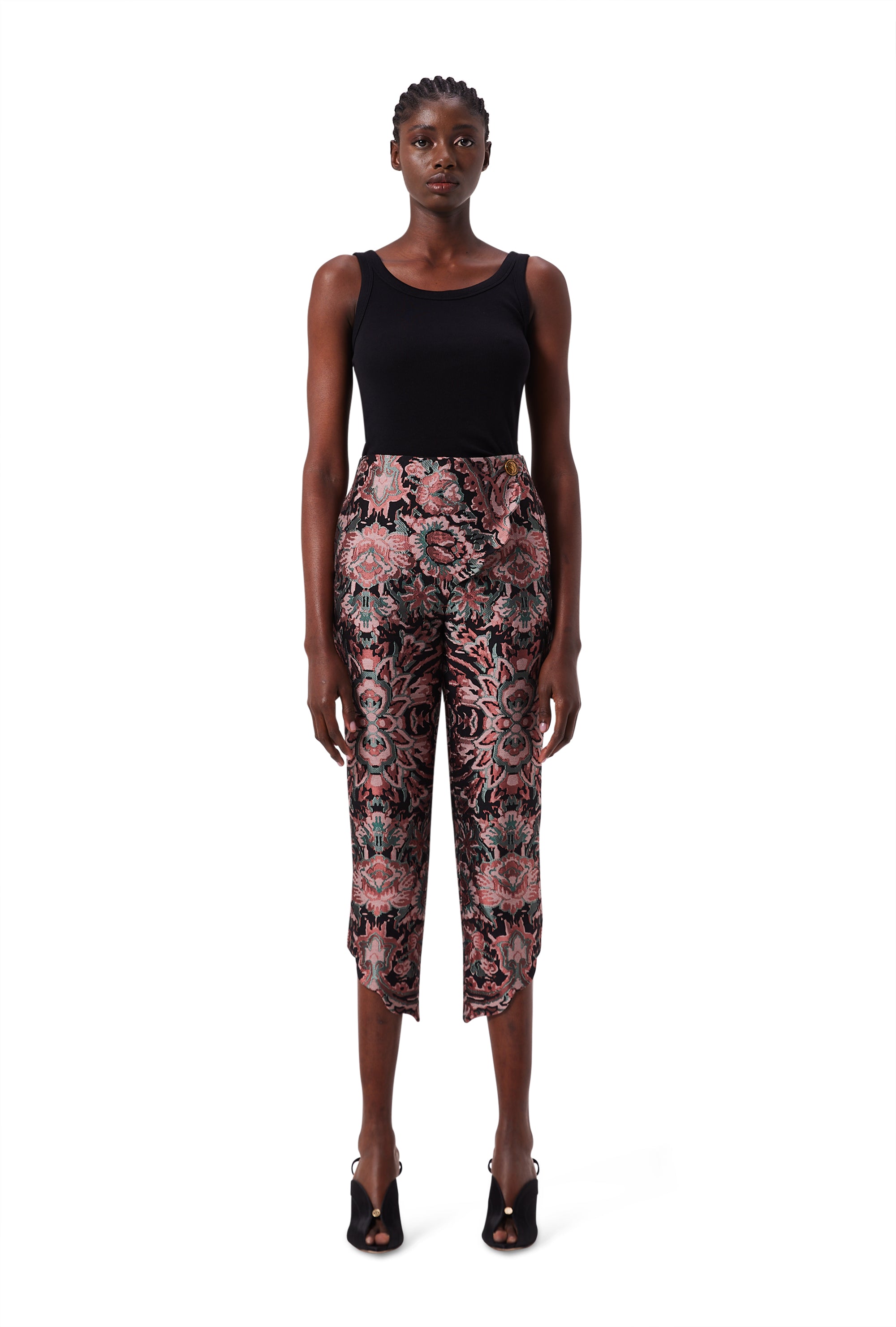 Bract Trousers in Scalloped Elysium